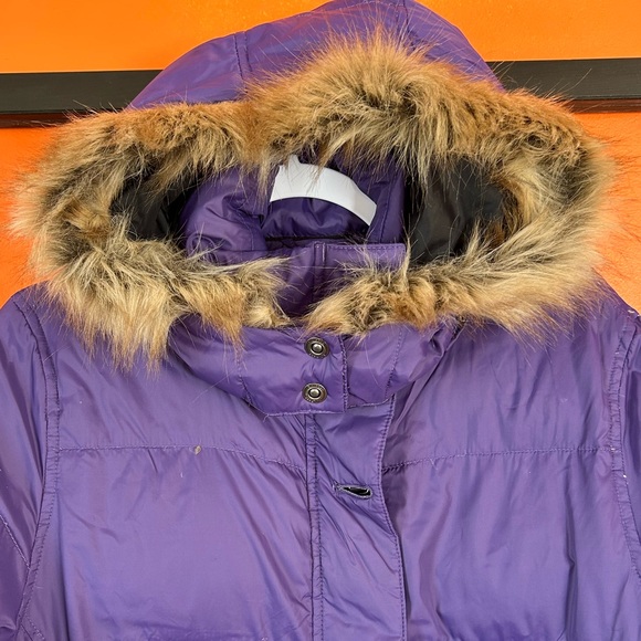 L.L.Bean Down Puffer Jacket w/ Faux Fur Hood – Women’s XL - Picture 2 of 8